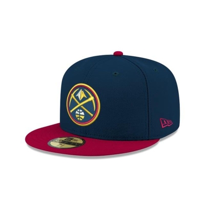 Denver Nuggets Gorra | New Era NBA Two Tone 59fifty Fitted Cap Mexico - Azules